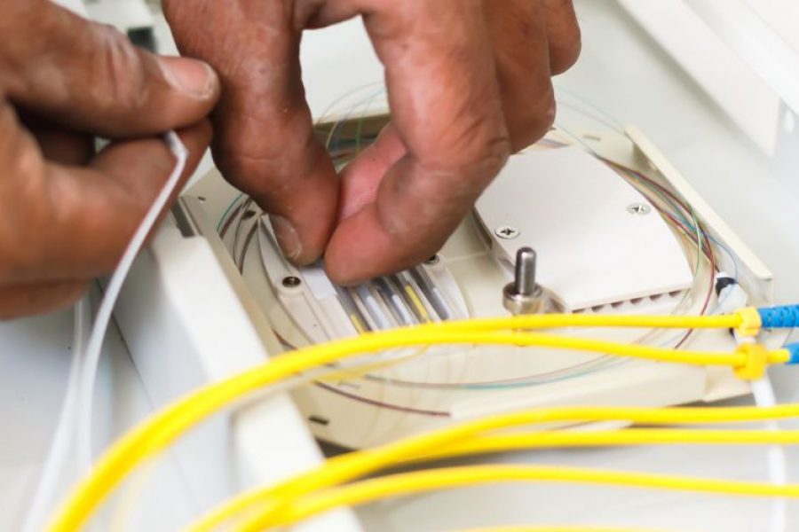 Install Fiber Optic Cable